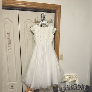 Joan Calabrese Flower Girl Wedding Dress Girls Size 8